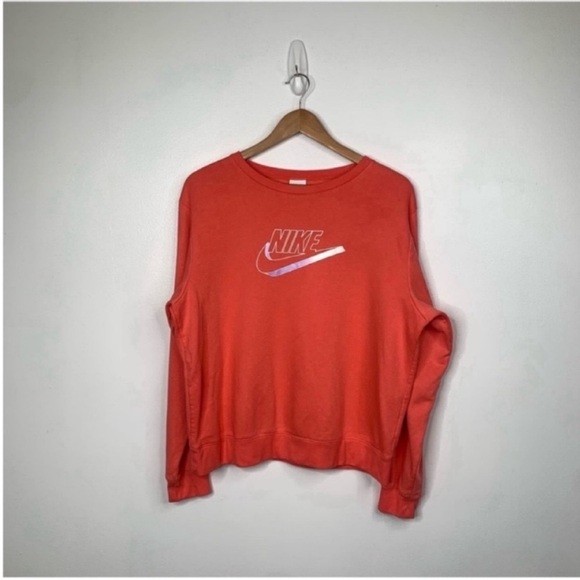 Nike‎ Crewneck Fleece Lined Pullover Sweatshirt Size Medium DD5776-814 - Picture 1 of 7
